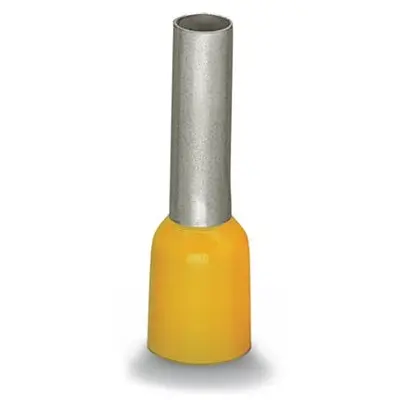 Produktfoto 1 von WAGO 216 Aderendhülse, Stift ø 6.9 mm, Gelb, 20 mm, Isoliert