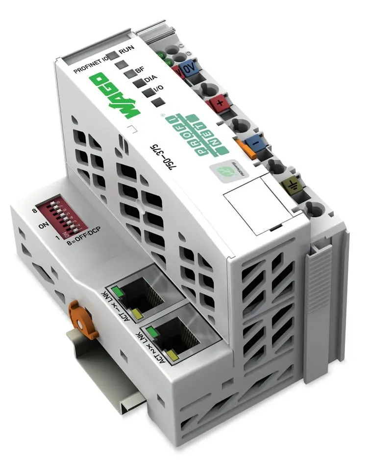Produktfoto 1 von WAGO 750 Kommunikationsmodul, 2 Eing. Transistor Ausg.Typ Digital Eing.Typ für Widerstandssensoren 24 V