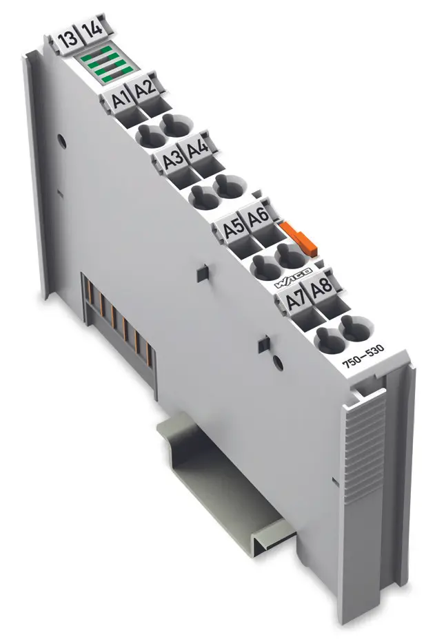 Produktfoto 1 von WAGO 750 SPS-E/A Modul, 8 Eing. Transistor Ausg.Typ Digital Eing.Typ