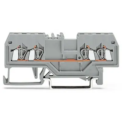 Produktfoto 1 von WAGO 279 Anschlussklemmenblock 1 Grau, 1.5 mm², 800 V Zugfederklemme