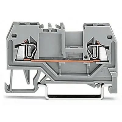 Produktfoto 1 von WAGO 279 Anschlussklemmenblock 1 Grau, 1.5mm², 800V Zugfederklemme