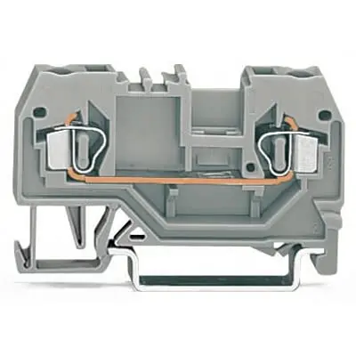 Produktfoto 1 von WAGO 280 Anschlussklemmenblock 2 Schwarz, 2.5mm², 600V Zugfederklemme