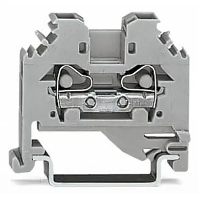 Produktfoto 1 von WAGO 281 Anschlussklemmenblock 2 Grau, 4 mm² Zugfederklemme