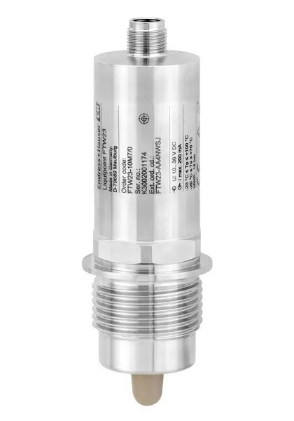 Endress+Hauser Liquipoint FTW23 Kapazität Füllstandssensor mit 5 m Kabel Mit Gewinde, Nein Zulassung bis 16 bar -20 °C /