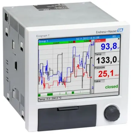 Produktfoto 1 von Endress+Hauser RSG35-A1A 6-Kanal Grafik Grafikschreiber Strom, Frequenzeingang, Impulseingang,