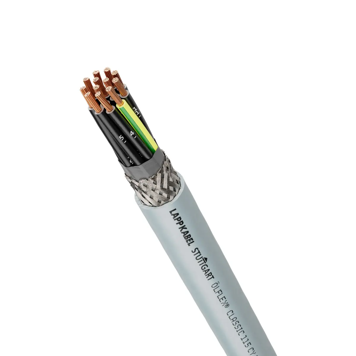 Produktfoto 1 von Lapp 11368 Steuerkabel, 7-adrig x 1 mm² 17 AWG Geschirmt Grau, 100 m, Polyvinylchlorid