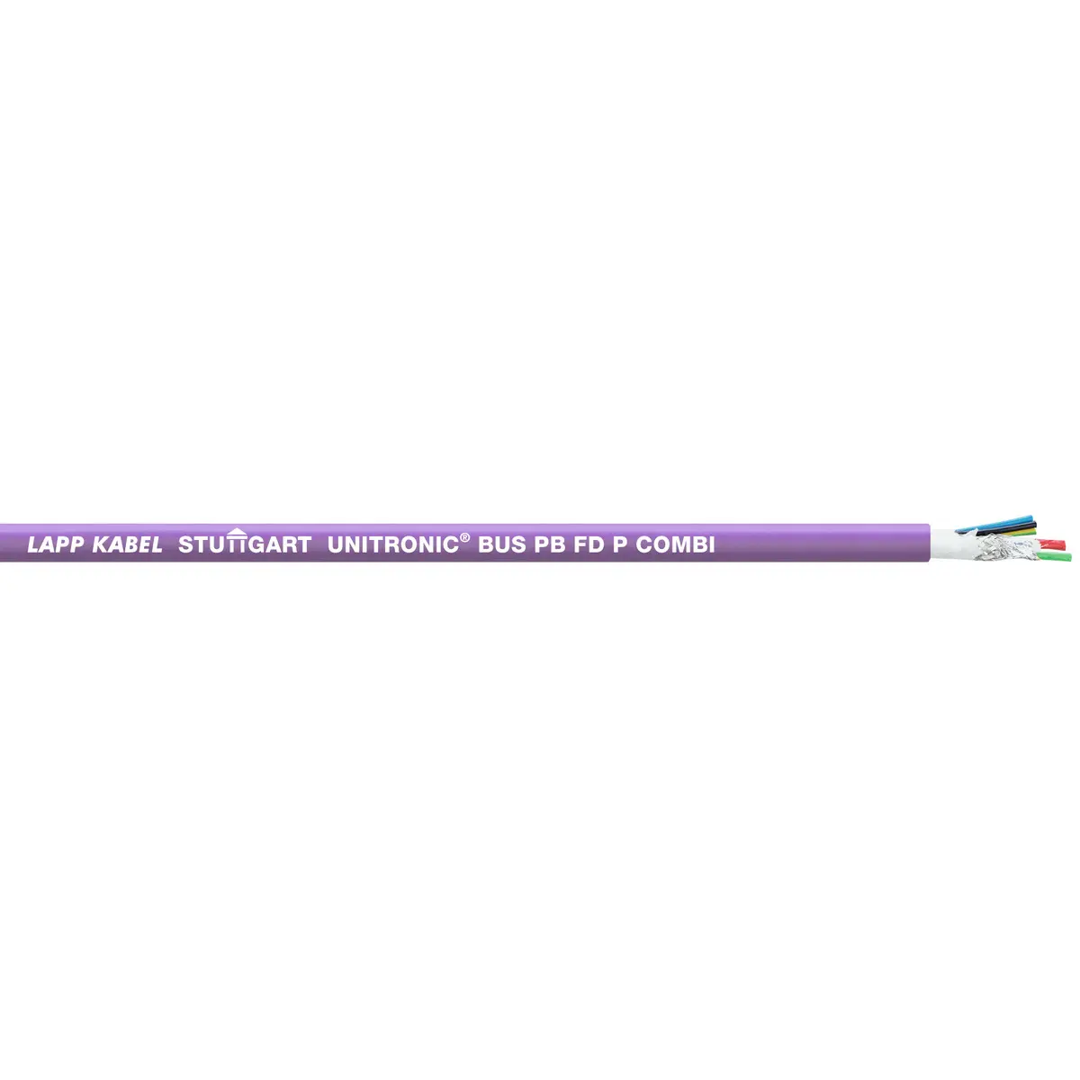 Produktfoto 1 von Lapp UNITRONIC BUS Steuerkabel, 5-adrig x 0.64 to 1 mm² 17 Geschirmt Violett, 100 m, Polyurethan