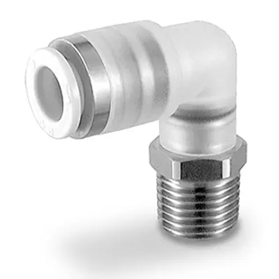 Produktfoto 1 von SMC KP KPQL06-M5 M5-Außengewinde Push-to-Connect, ISO 7-1, 1 Mpa Chemikalienbeständig