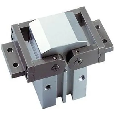 Produktfoto 1 von SMC MHW2 Pneumatikgreifer, Doppeltwirkend-Ausführung, 2 Greifarme, Parallel, 7 bar max.