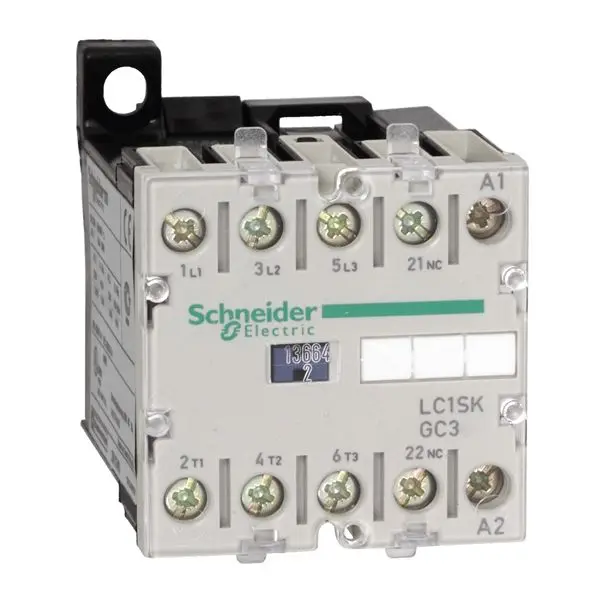 Produktfoto 1 von Schneider Electric TeSys LC1SKGC Leistungsschütz 230 V AC-Spule, 3 -polig , 690 V AC / 9 A 3 NO (Schließer)