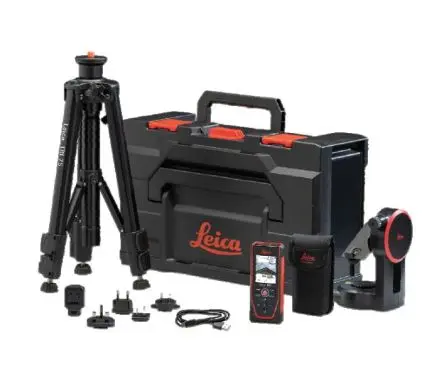 Produktfoto 1 von Leica D5-R Pro+Cal LCD Entfernungsmessgerät, Klasse 2, 200 m, 635 nm, ±1 mm, Rot