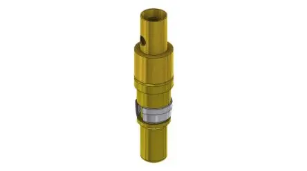 Produktfoto 1 von Deltron Connectors COAX D-Sub Steckverbinder Koaxialkontakt, Stecker, Kupferlegierung, Gold