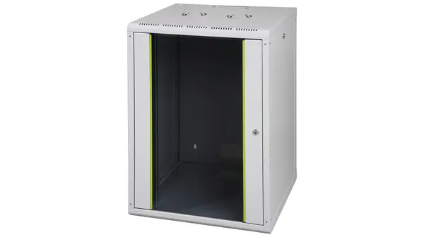 Produktfoto 1 von Digitus Unique Schrank, 16 U 600 mm 600 mm 820 mm Grau Stahlblech