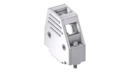 Produktfoto 1 von Deltron Connectors DC Haube für D-Subminiatur-Steckverbinder, 15 Kontakte, Metallisch