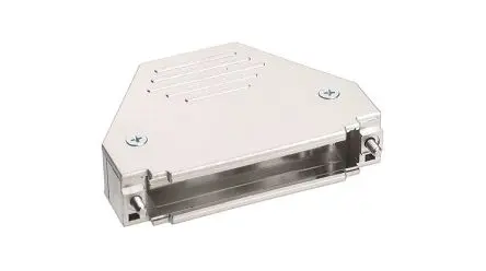 Produktfoto 1 von Deltron Connectors DC Haube für D-Subminiatur-Steckverbinder, 37 Kontakte, Metallisch