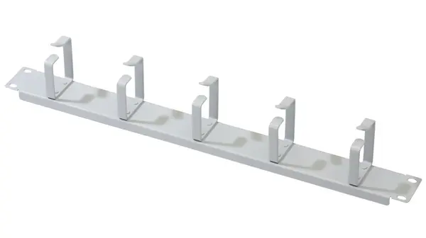 Produktfoto 1 von Digitus Stahl Kabelmanagement-Platte 1 U, Grau 483 mm 483 mm