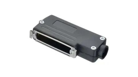 Produktfoto 1 von Deltron Connectors DSPK Haube für D-Subminiatur-Steckverbinder, 25 Kontakte, Schwarz