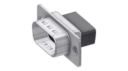 Produktfoto 1 von Deltron Connectors DTS D-Sub-Steckverbinder Gerade, 9-polig 2.74 mm Raster, Kabel Stecker