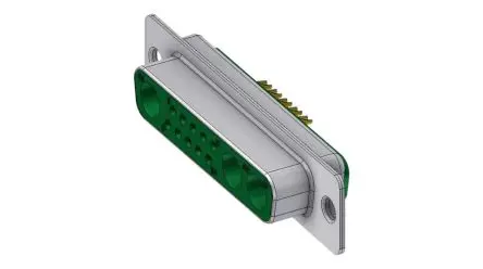 Produktfoto 1 von Deltron Connectors DTS D-Sub-Steckverbinder Gerade, 13-polig, Kabel Buchse, mit Schraubverschluss
