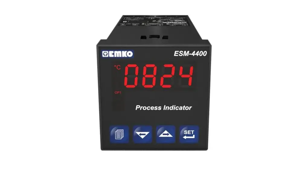 Produktfoto 1 von Emko ESM Anzeige Digitales Multifunktionsmessgerät für Spannung, Strom H 46 mm B 46 mm 4-Stellen 10 mm Ziffernhöhe