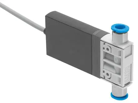Produktfoto 1 von Festo 2/2, Geschlossen, Monostabil MHJ10 Pneumatisches Magnetventil Metrisch, Elektrisch-betätigt 24V dc