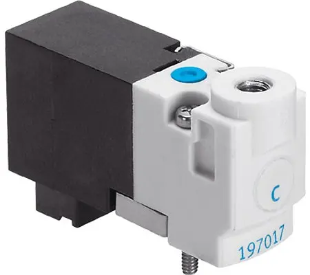 Produktfoto 1 von Festo MHP1 Pneumatik-Magnetventil Monostable M3, Elektrisch-betätigt 5V dc