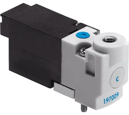 Produktfoto 1 von Festo MHP1 Pneumatik-Magnetventil Monostable M3, Elektrisch-betätigt 5V dc