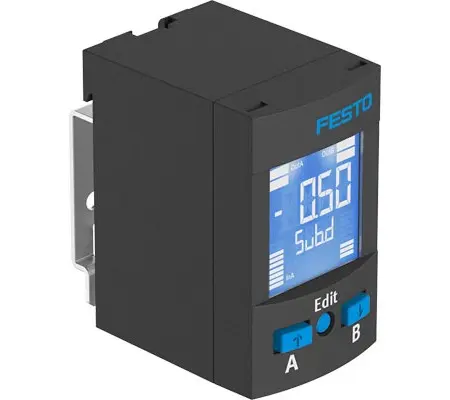 Produktfoto 1 von Festo Drucksensor, 0 bar bis 10 bar 30 V dc, IP40, IP65 50 °C