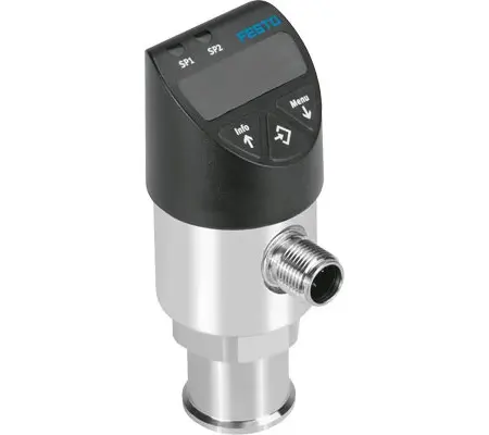 Produktfoto 1 von Festo Drucksensor, 0 bar bis 10 bar 35 V dc, IP40, IP65 85 °C