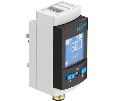 Produktfoto 1 von Festo Drucksensor, 0 bar bis 10 bar 30 V dc, IP65 50 °C