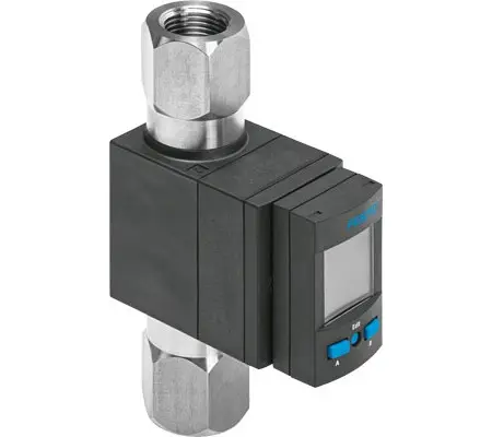 Produktfoto 1 von Festo SFAW Fluid, Flüssigkeit Durchflusssensor 18 - 30 V dc 1,8 l/min → 32 L/min Typ Durchfluss-Sensor