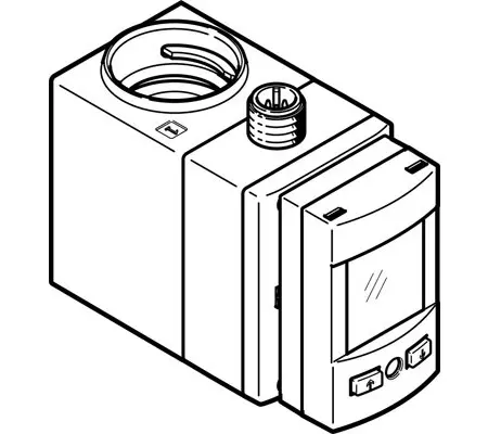 Produktfoto 1 von Festo SFAW Fluid, Flüssigkeit Durchflusssensor 18 - 30 V dc 5 l/min → 100 l/min Typ Durchfluss-Sensor