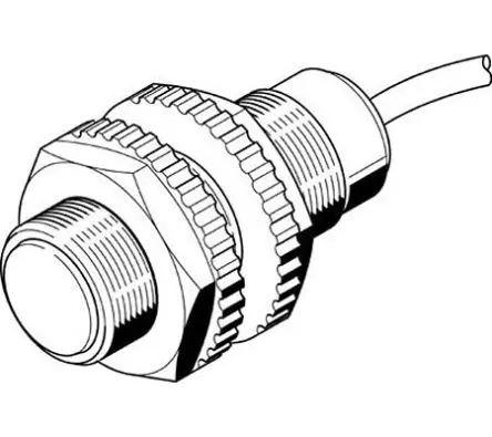 Produktfoto 1 von Festo SIED M30 Induktiver Näherungssensor, Gewinderohr 2-adrig / 300mA 10 mm, IP65, IP67 250 V ac 300 V dc