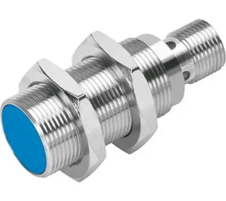 Produktfoto 1 von Festo SIEH M18 Induktiver Näherungssensor, Gewinderohr NPN / 200mA 10 mm, IP67, IP69K 30 V dc
