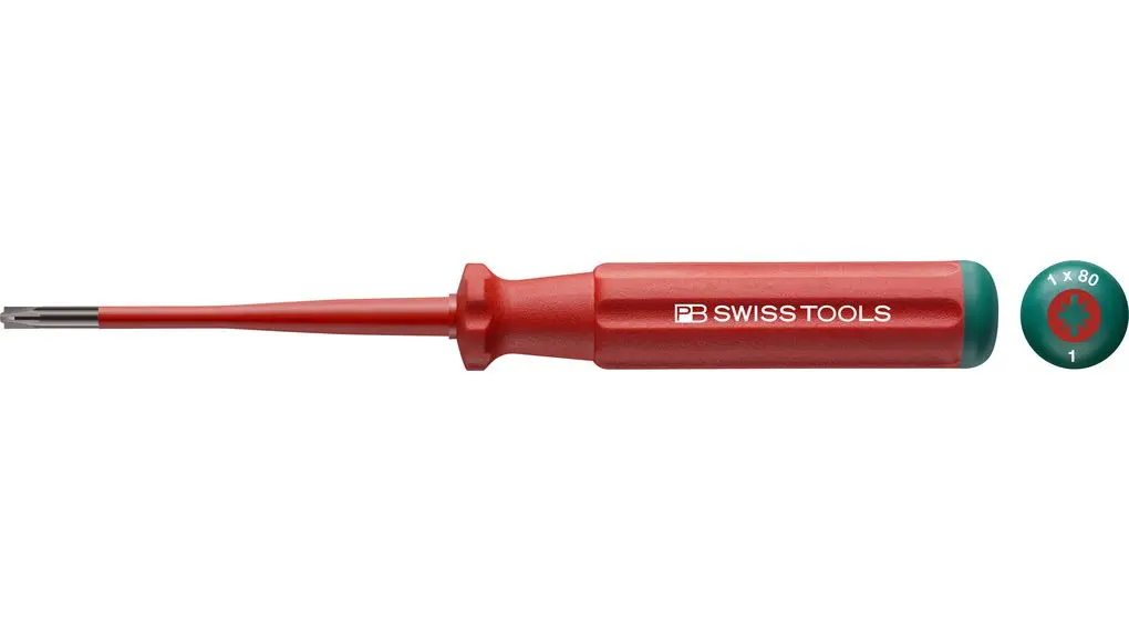 Produktfoto 1 von PB SWISS TOOLS VDE 1000V zugelassen Isoliert / Klinge 80 mm