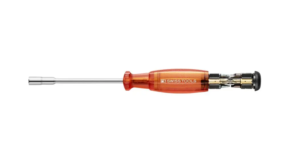 Produktfoto 1 von PB SWISS TOOLS Phillips, Innensechsrund, Geschlitzt Edelstahl PH1, PH2, SL2, SL3, SL4, T10, T15, T20, 9-teilig