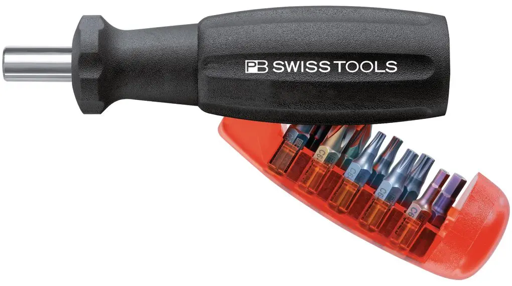 Produktfoto 1 von PB SWISS TOOLS Geschlitzt Universal-Bithalter: 20 mm, 11-teilig