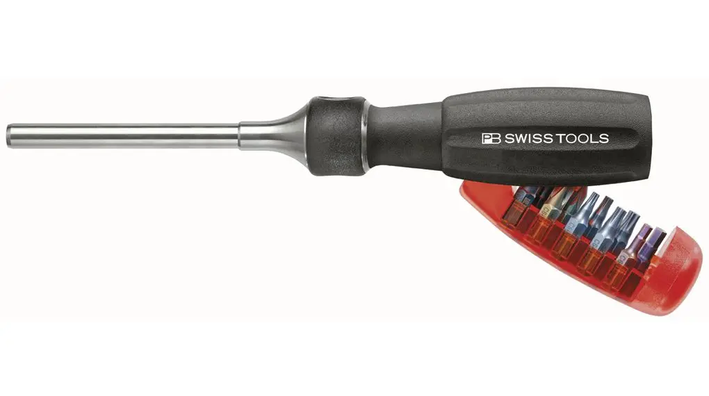 Produktfoto 1 von PB SWISS TOOLS Ratschen-Bitsatz Geschlitzt, Phillips, Pozidriv, Sechskant, Innensechsrund 1/4 in Phillips, 10 Stück