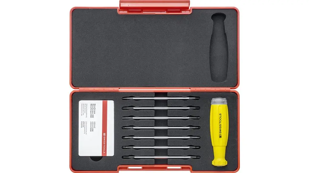 Produktfoto 1 von PB SWISS TOOLS Drehmoment-Schraubendreher- und Bitsatz Drehmoment-Schraubendrehersatz 10 To 50 Ncm / ±6 % ESD-Sicherheit