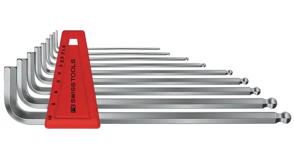 Produktfoto 1 von PB SWISS TOOLS metrisch  Innensechskant-Schlüssel, Satz 9-teilig 1.5 mm, 2.5 mm, 2 mm, 3 mm, 4 mm, 5 mm, 6 mm, 8 mm, 10