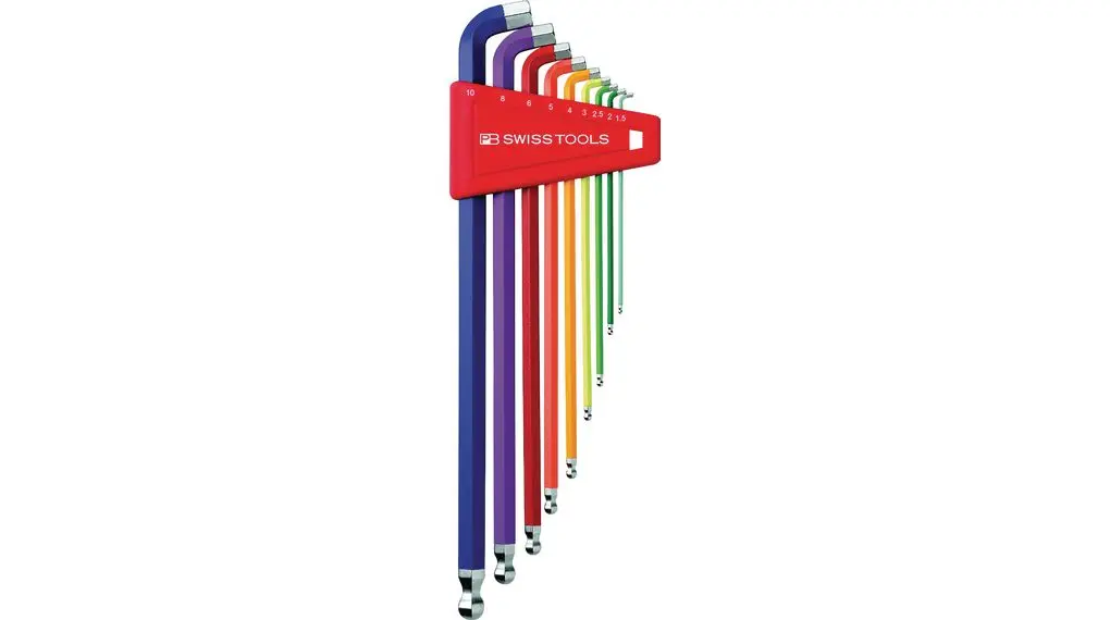 Produktfoto 1 von PB SWISS TOOLS  Innensechskant-Schlüssel, Satz 9-teilig 1.5 mm, 2.5 mm, 2 mm, 3 mm, 4 mm, 5 mm, 6 mm, 8 mm, 10 mm L-Form
