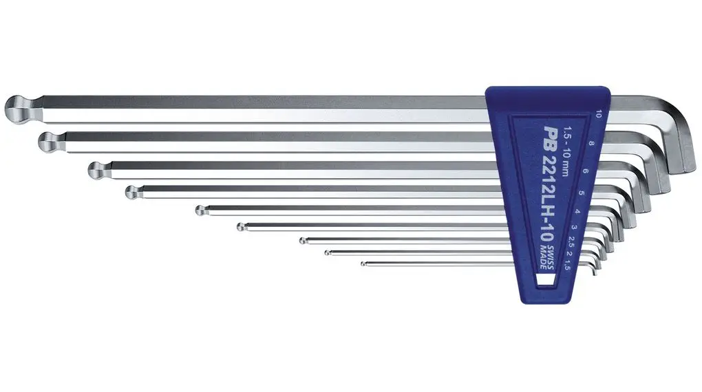 Produktfoto 1 von PB SWISS TOOLS metrisch  Innensechskant-Schlüssel, Satz 9-teilig 1.5 mm, 2.5 mm, 2 mm, 3 mm, 4 mm, 5 mm, 6 mm, 8 mm, 10