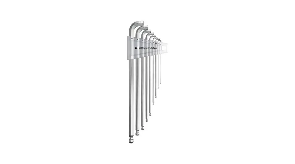 Produktfoto 1 von PB SWISS TOOLS metrisch  Innensechskant-Schlüssel, Satz 9-teilig 1.5 mm, 2.5 mm, 2 mm, 3 mm, 4 mm, 5 mm, 6 mm, 8 mm, 10