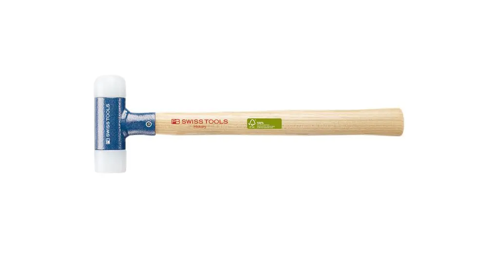 Produktfoto 1 von PB SWISS TOOLS Kunststoff Schonhammer, Kunststoff Schlagflächen austauschbar 100 g, Ø 32 mm
