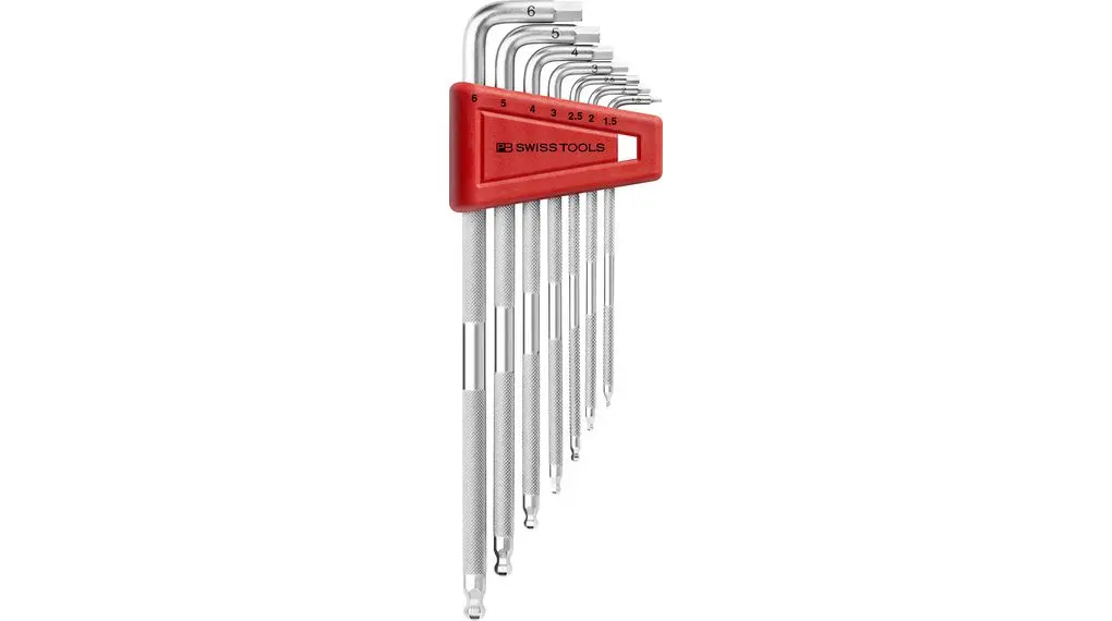 Produktfoto 1 von PB SWISS TOOLS metrisch  Innensechskant-Schlüssel, Satz 7-teilig 1.5 mm, 2.5 mm, 2 mm, 3 mm, 4 mm, 5 mm, 6 mm L-Form