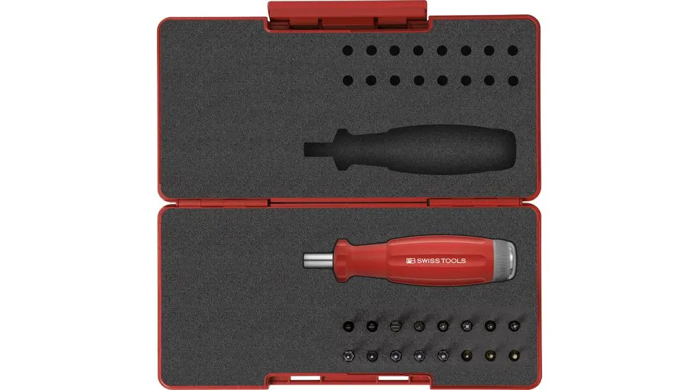 Produktfoto 1 von PB SWISS TOOLS Drehmoment-Schraubendreher- und Bitsatz Digital 0.4-2.0 Nm / ±6 %