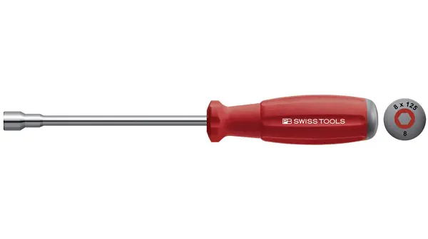 Produktfoto 1 von PB SWISS TOOLS H3 Sechskant Steckschlüssel-Handgriff, Länge 190 mm / Klinge 90 mm