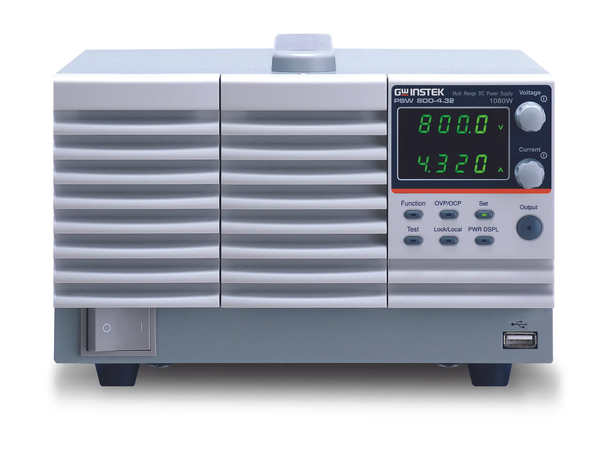 Produktfoto 1 von RS PRO Labornetzgerät 1080W, 0 → 800V / 0 → 4.32A, DKD/DAkkS-kalibriert