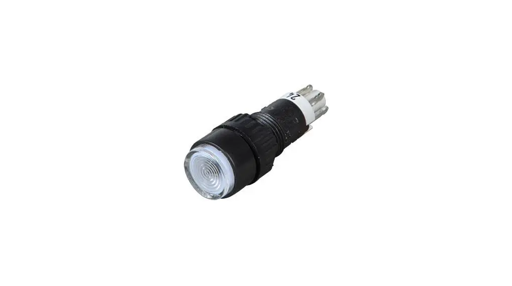 Produktfoto 1 von RAFI 1.15.106 Druckschalter Beleuchtet Ein-Ein Panel Ø 9.1 mm, 1 Schließer/1 Öffner / 500 mA 24 V dc 24 V ac, IP40