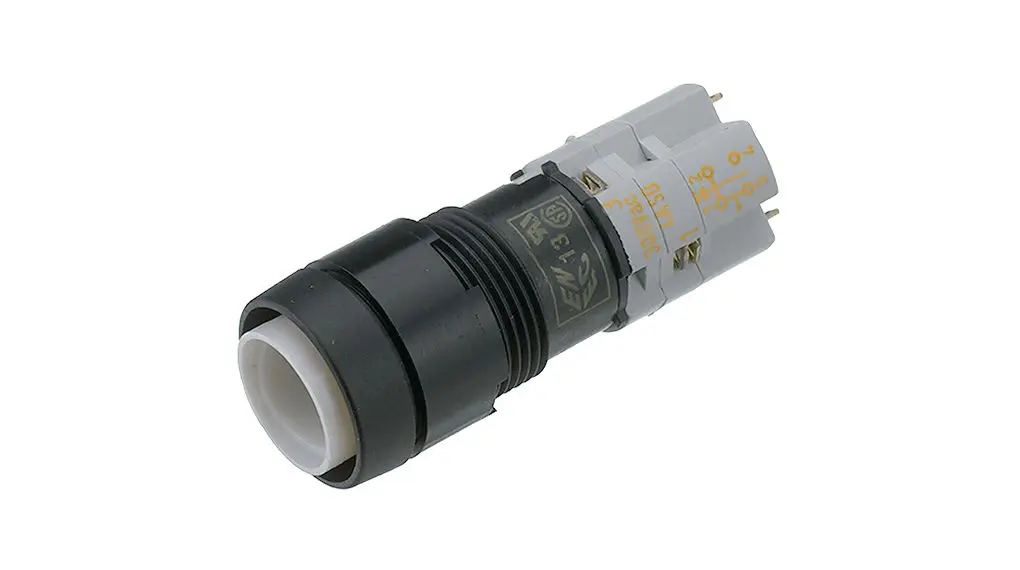 Produktfoto 1 von RAFI LUMOTAST 75 Beleuchteter Druckschalter beleuchtet Rastend THT, 1 NC +1 NO 230V